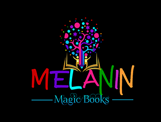 Melanin Magic Books logo design by 3Dlogos