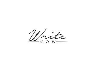 Write Now logo design by bricton