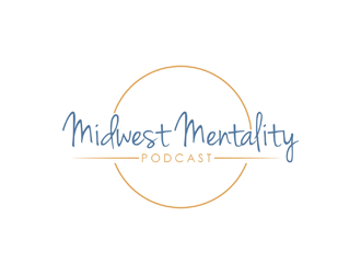 Midwest Mentality Podcast logo design by johana