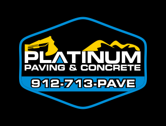 Platinum Paving & Concrete  logo design by Greenlight