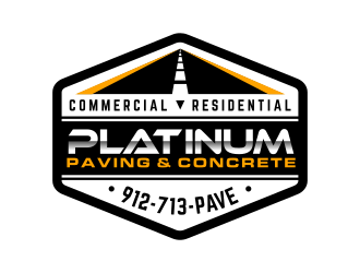 Platinum Paving & Concrete  logo design by Dakon