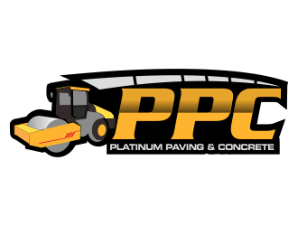Platinum Paving & Concrete  logo design by Greenlight