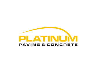 Platinum Paving & Concrete  logo design by Franky.