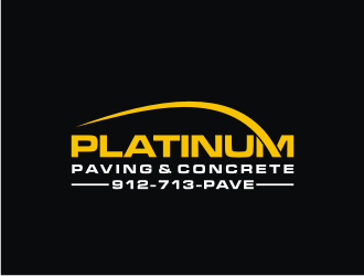Platinum Paving & Concrete  logo design by Franky.