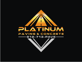 Platinum Paving & Concrete  logo design by Franky.