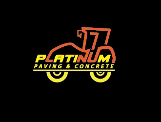 Platinum Paving & Concrete  logo design by adwebicon