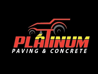 Platinum Paving & Concrete  logo design by adwebicon