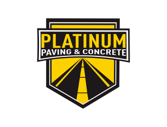 Platinum Paving & Concrete  logo design by Greenlight