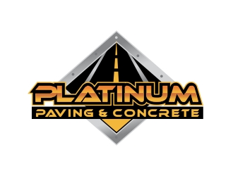 Platinum Paving & Concrete  logo design by ruki