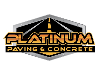 Platinum Paving & Concrete  logo design by ruki
