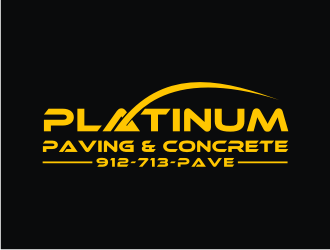 Platinum Paving & Concrete  logo design by Franky.