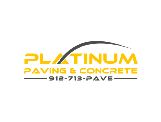 Platinum Paving & Concrete  logo design by Franky.