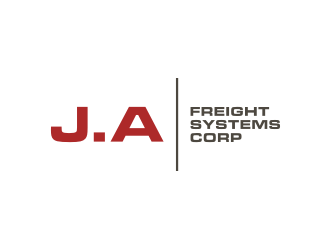 J.A Freight Systems Corp logo design by nurul_rizkon