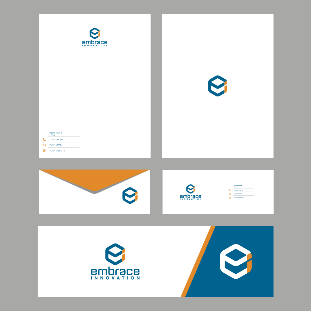Embrace Innovation logo design by elleen
