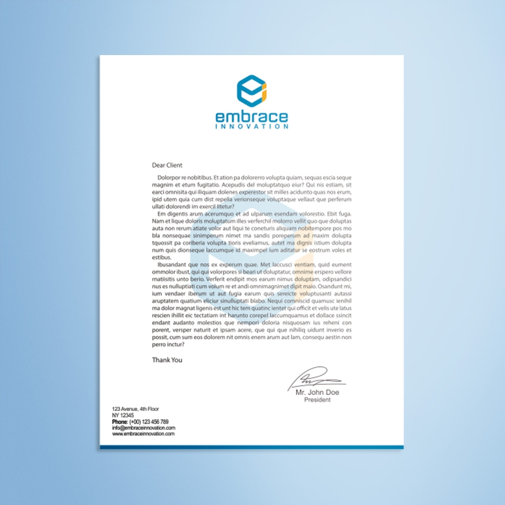 Embrace Innovation logo design by Kindo