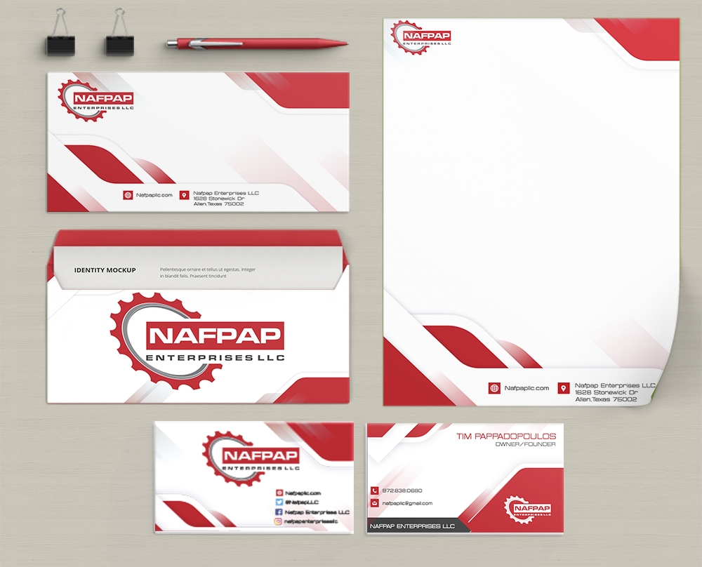 Nafpap Enterprises LLC logo design by fawadyk
