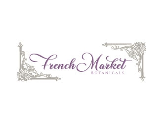 French Market Botanicals logo design by MUSANG