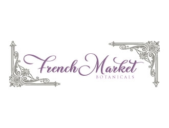 French Market Botanicals logo design by MUSANG