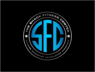The Shack Fitness Center logo design by Nadhira