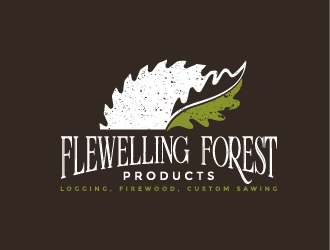 Flewelling Forest Products logo design by rahppin