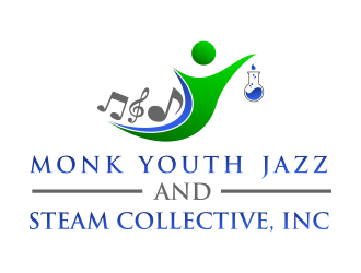 Monk Youth Jazz and STEAM Collective, Inc. logo design by Purwoko21
