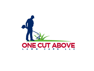 One Cut Above Lawn Care LLC logo design by AnuragYadav