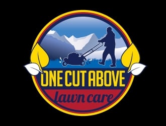 One Cut Above Lawn Care LLC logo design by Suvendu