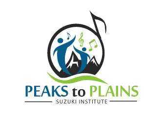 Peaks to Plains Suzuki Institute logo design by bloomgirrl
