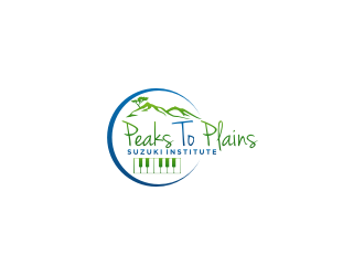 Peaks to Plains Suzuki Institute logo design by bricton