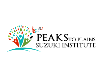 Peaks to Plains Suzuki Institute logo design by done