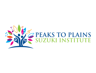 Peaks to Plains Suzuki Institute logo design by ingepro