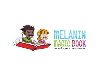 Melanin Magic Books logo design by rahmatillah11