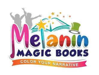Melanin Magic Books logo design by MAXR