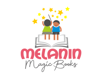 Melanin Magic Books logo design by YONK