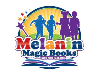 Melanin Magic Books logo design by Suvendu