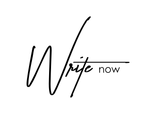 Write Now logo design by Rossee