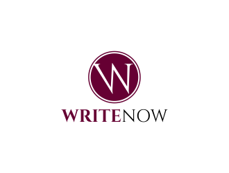Write Now logo design by WooW