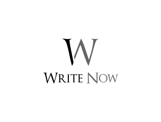 Write Now logo design by giphone