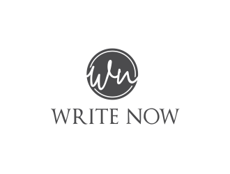 Write Now logo design by giphone