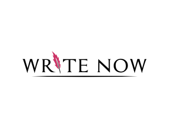 Write Now logo design by done