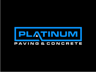 Platinum Paving & Concrete  logo design by nurul_rizkon