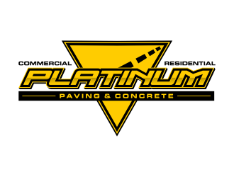 Platinum Paving & Concrete  logo design by ekitessar