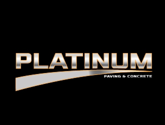 Platinum Paving & Concrete  logo design by jenyl