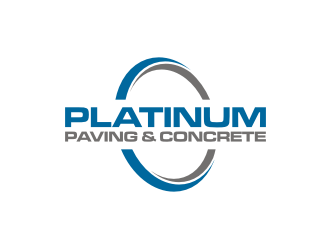 Platinum Paving & Concrete  logo design by rief