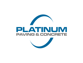 Platinum Paving & Concrete  logo design by rief
