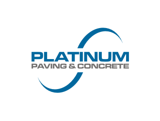 Platinum Paving & Concrete  logo design by rief