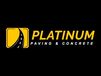 Platinum Paving & Concrete  logo design by Suvendu