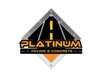 Platinum Paving & Concrete  logo design by Erasedink