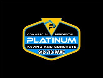 Platinum Paving & Concrete  logo design by 48art