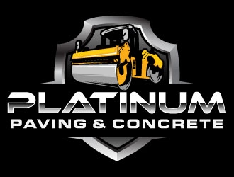 Platinum Paving & Concrete  logo design by daywalker